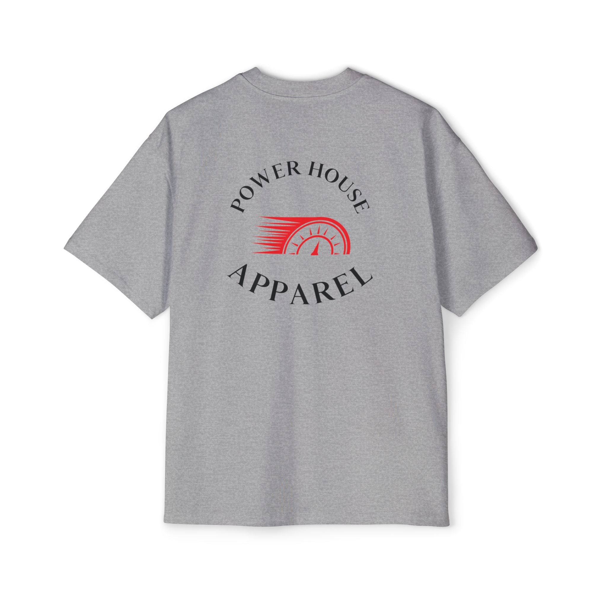 Power House Apparel T‑Shirt — Speedometer Logo Back Graphic Tee