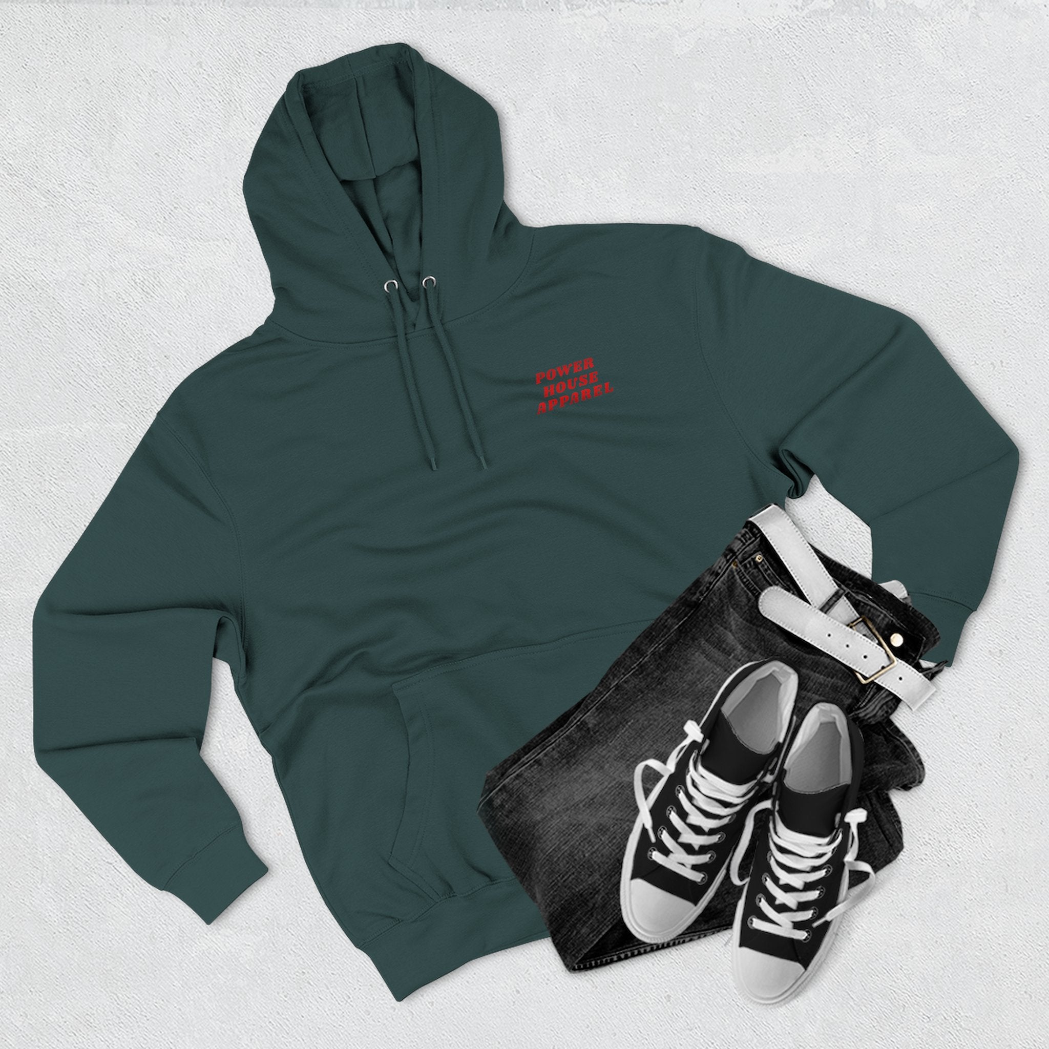 Power House Apparel Turbo Hoodie — Graphic Logo Fleece Hoodie