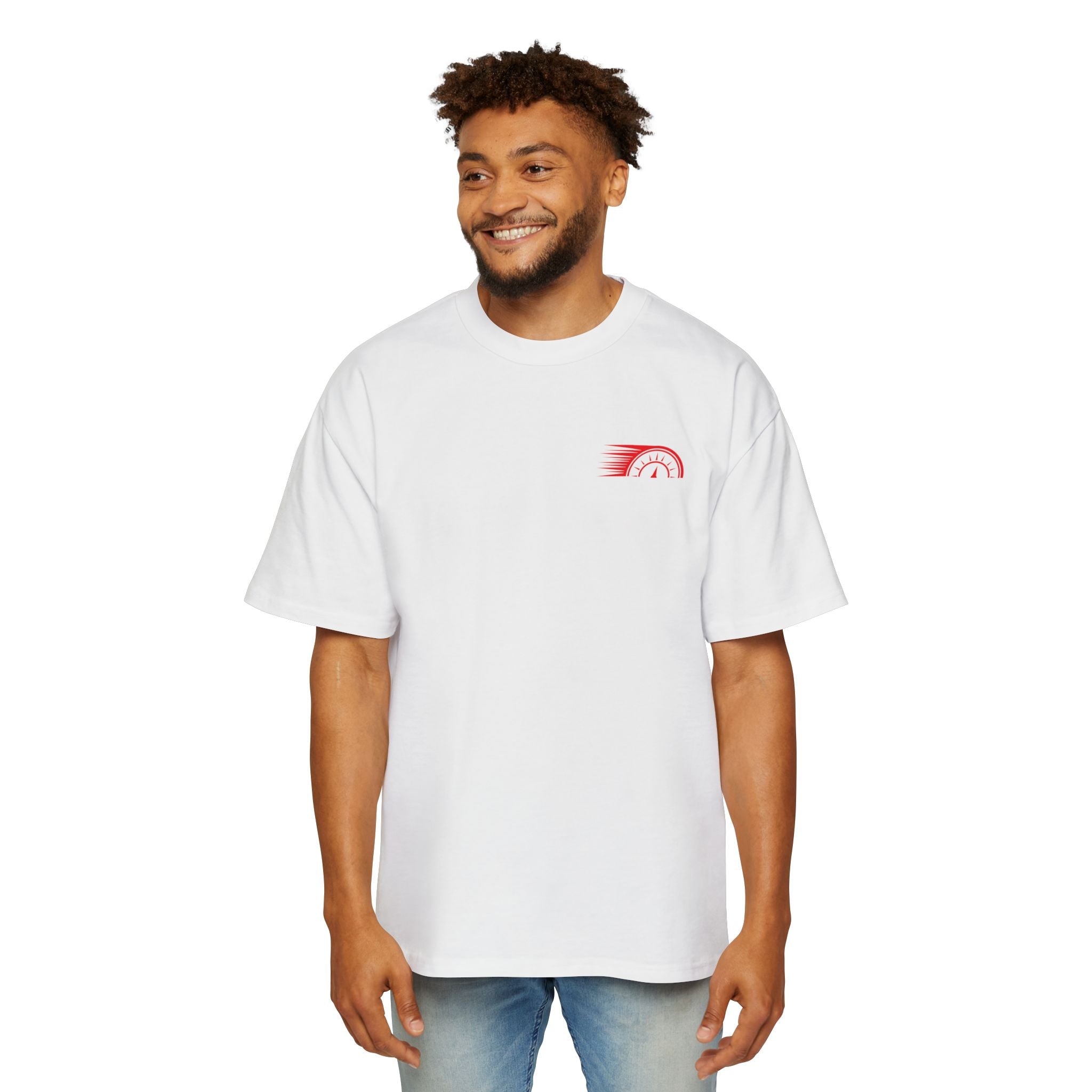 Power House Apparel T‑Shirt — Speedometer Logo Back Graphic Tee