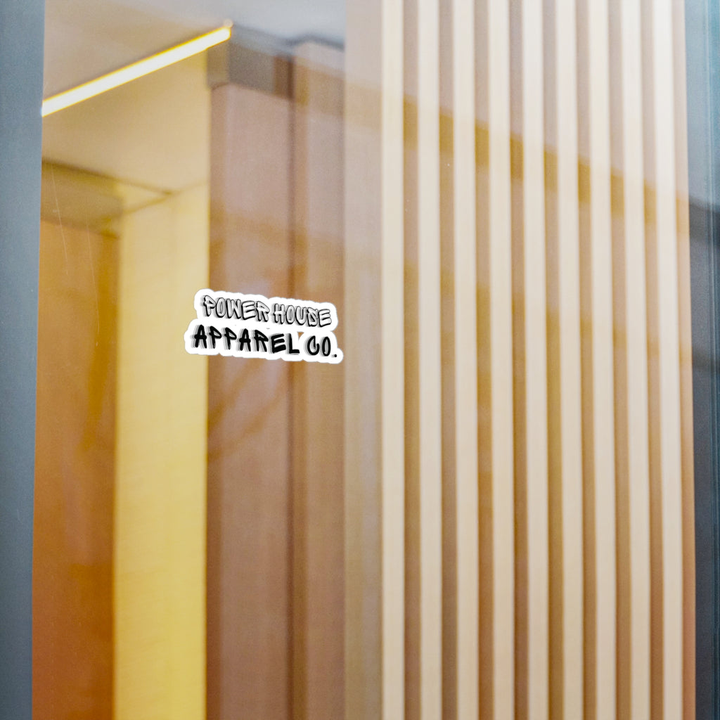Power House Apparel Co. Kiss-Cut Sticker — Retro Graffiti Logo Decal