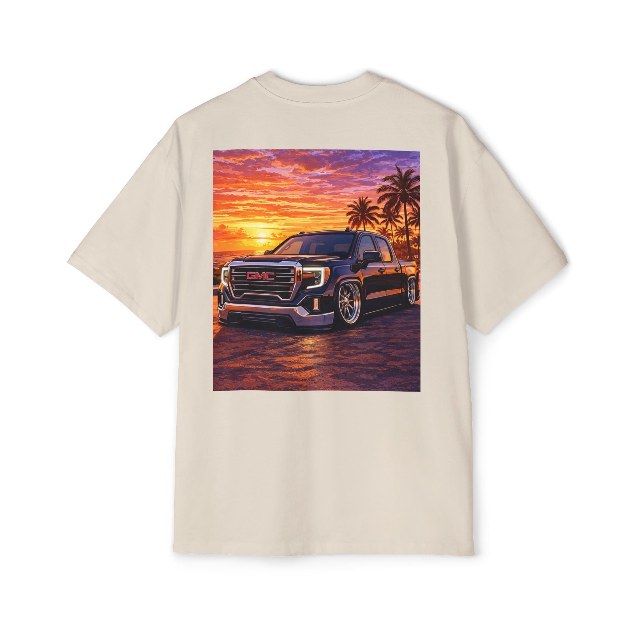 Truck Sunset Tee — GMC Crew Cab Graphic T-Shirt