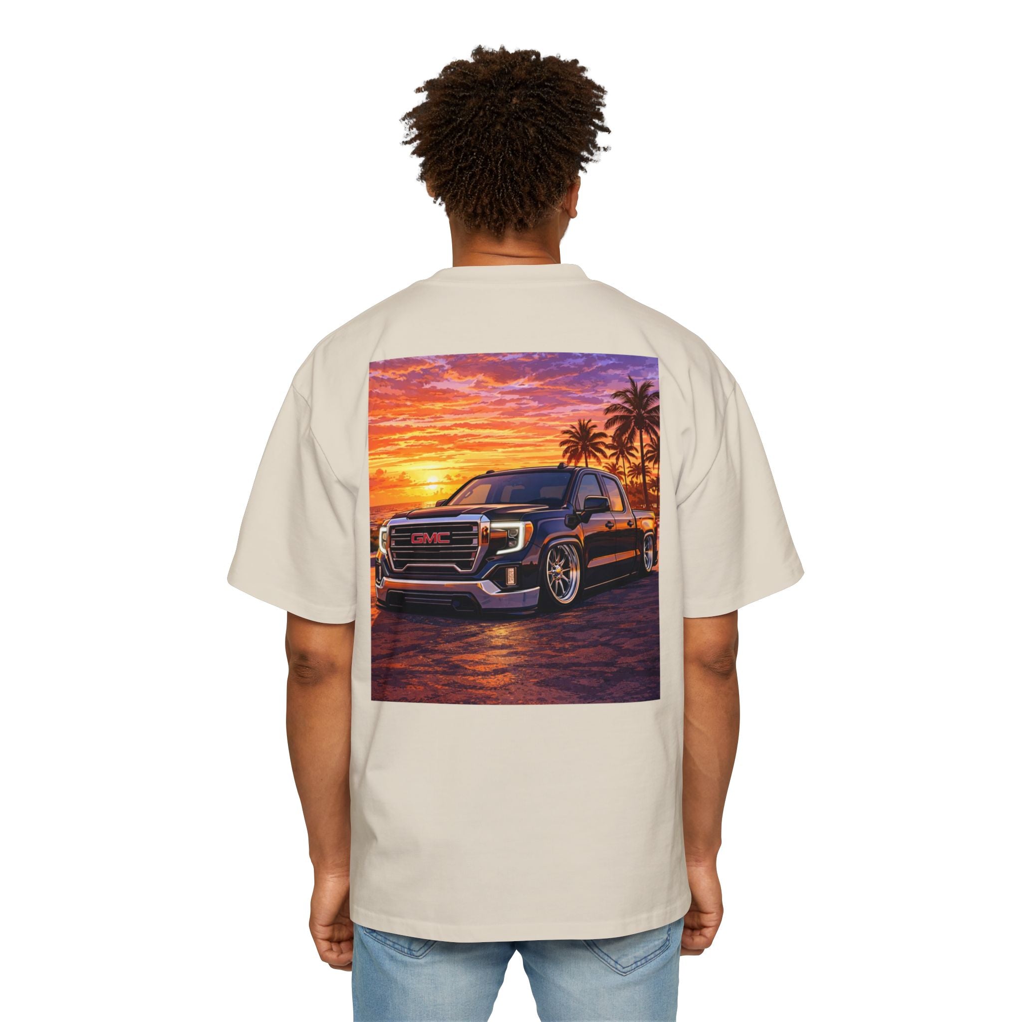 Truck Sunset Tee — GMC Crew Cab Graphic T-Shirt