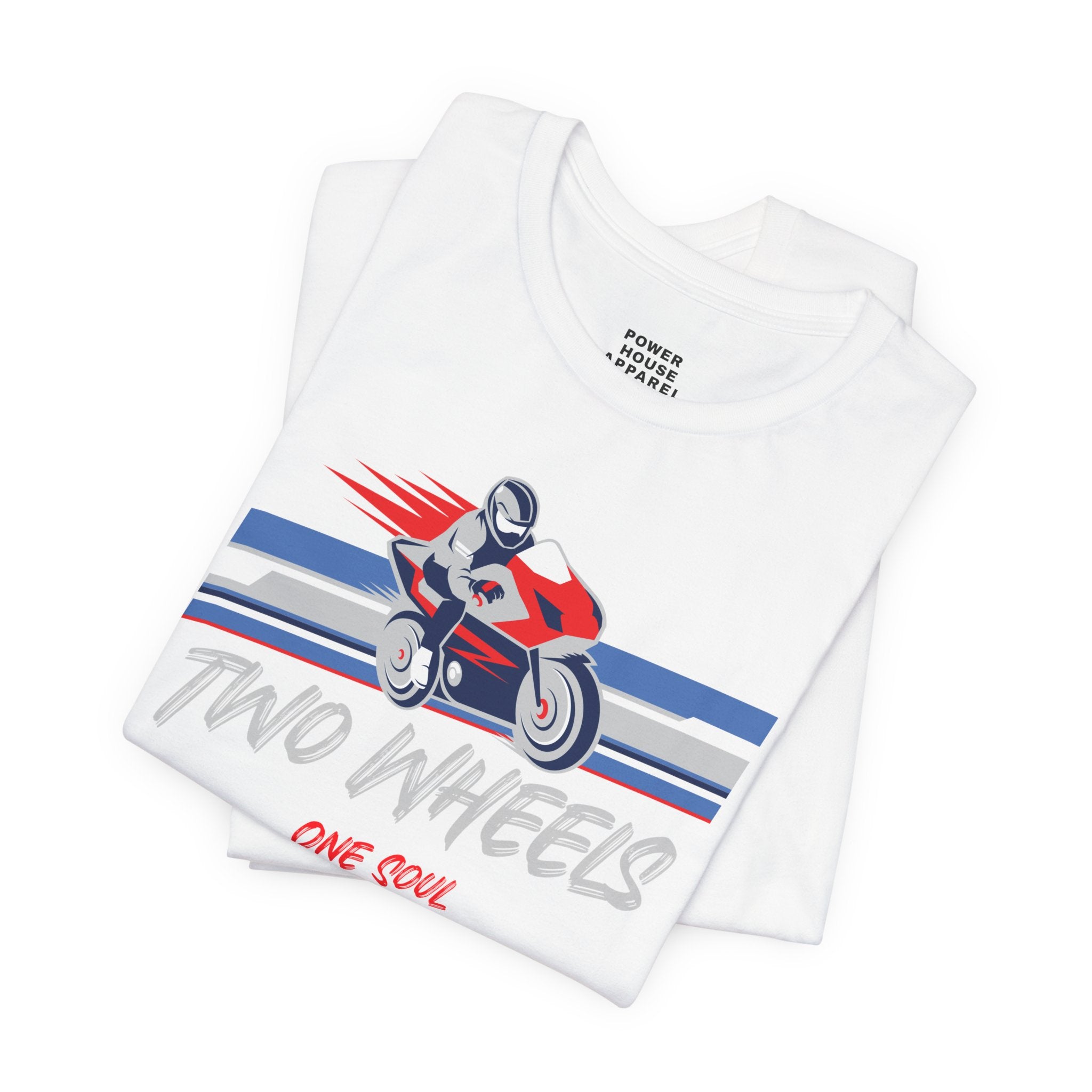 Motorcycle T‑Shirt - 'Two Wheels One Soul' Racing Tee
