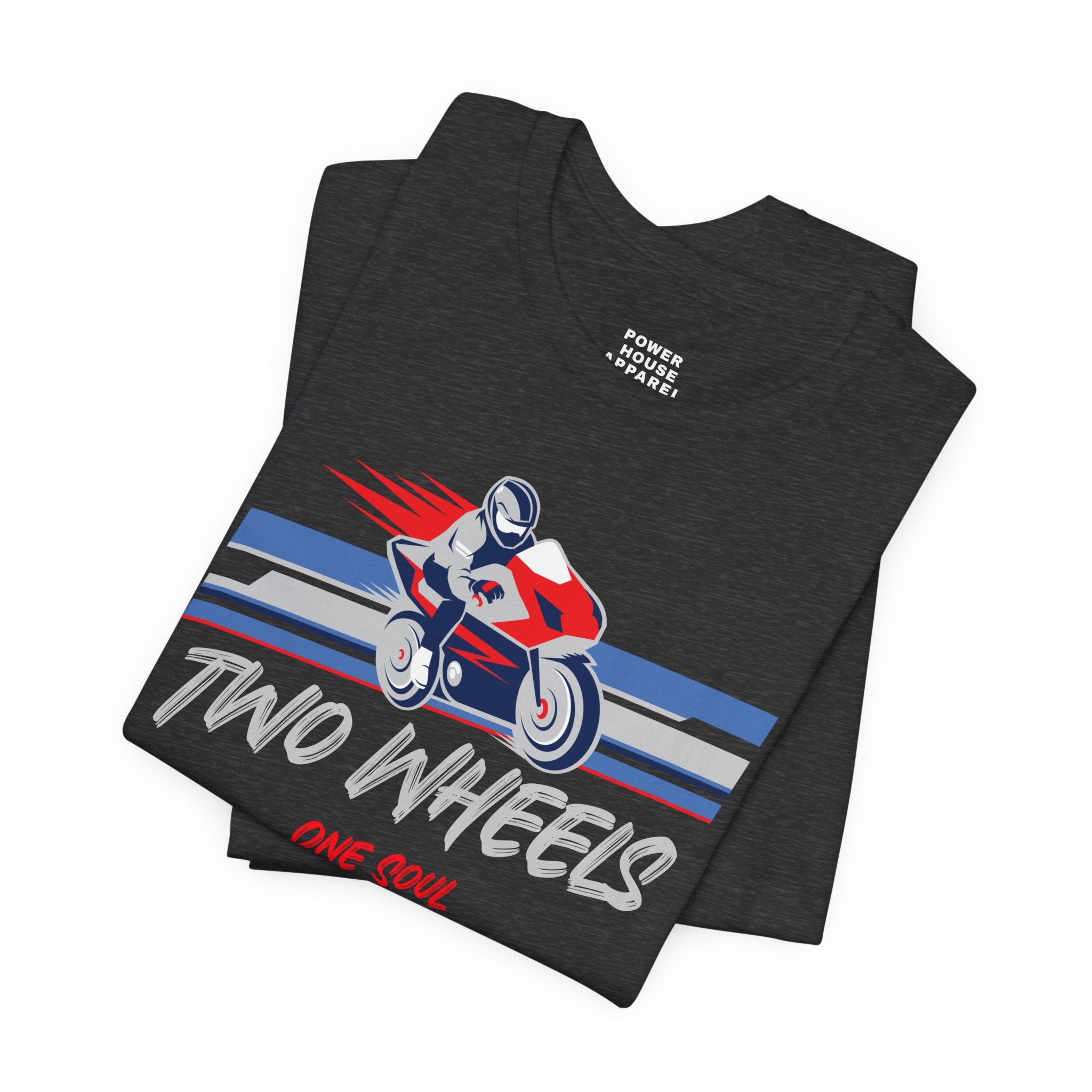 Motorcycle T‑Shirt - 'Two Wheels One Soul' Racing Tee