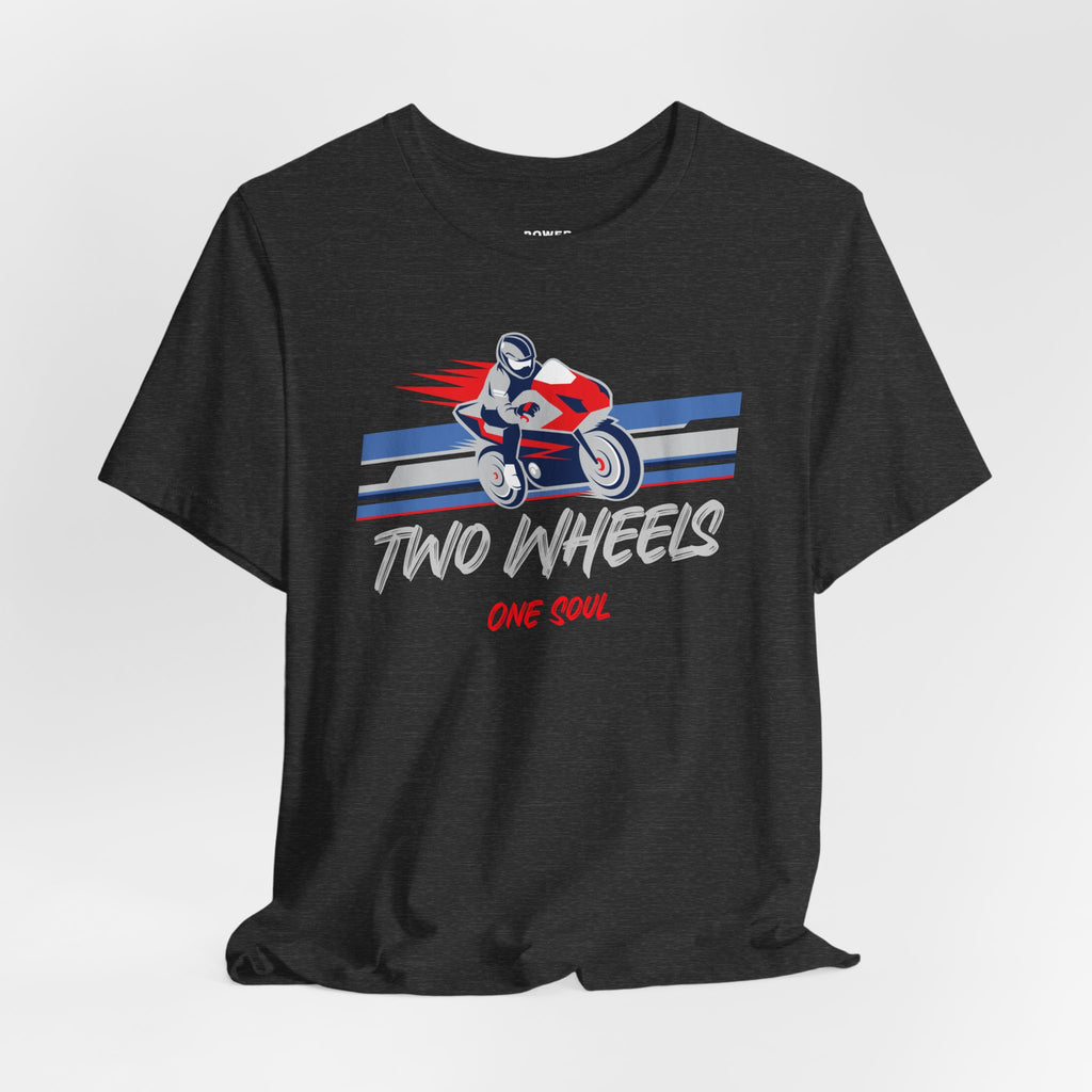 Motorcycle T‑Shirt - 'Two Wheels One Soul' Racing Tee