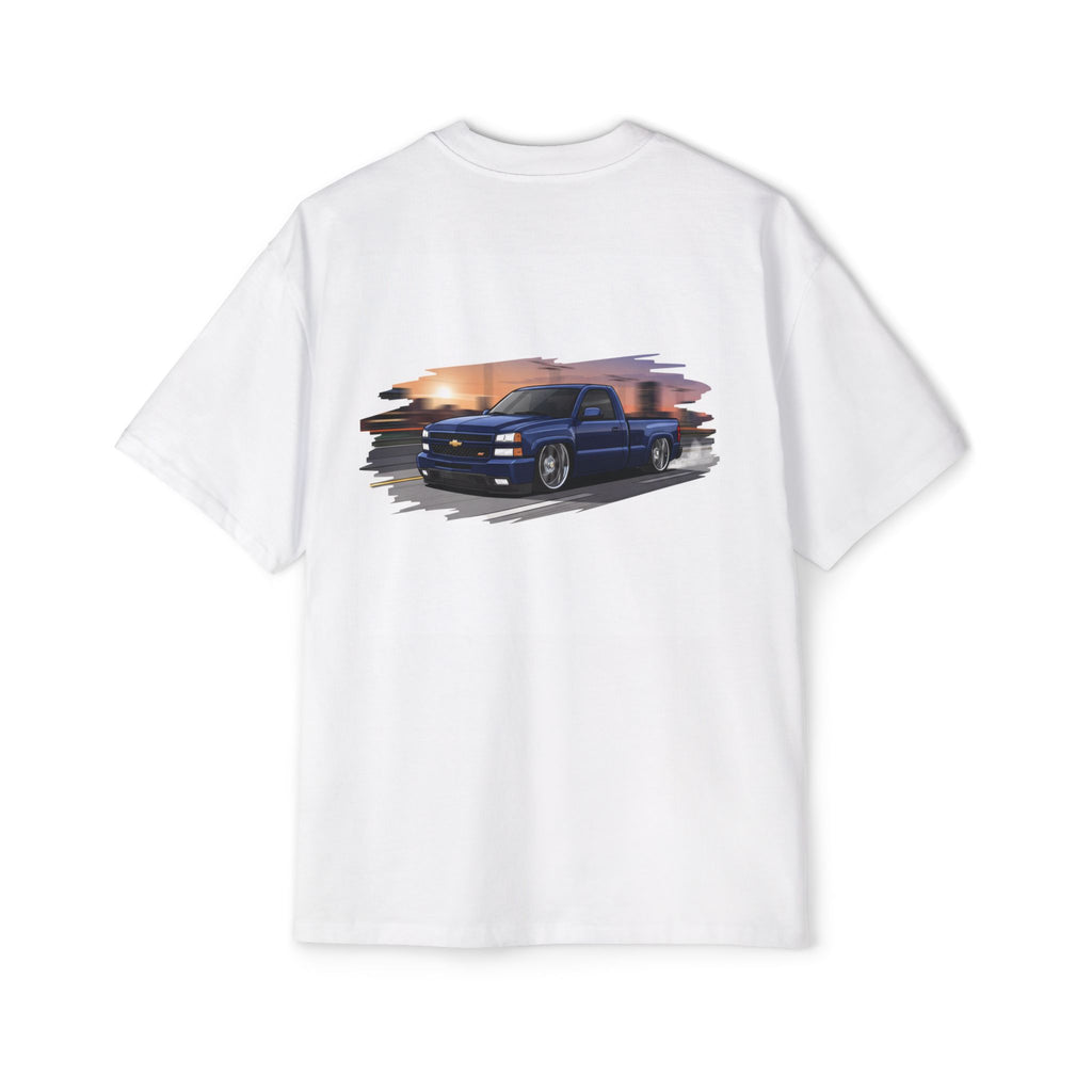 Truck Graphic Tee — "Power House" Vintage Chevy Sunset Crewneck