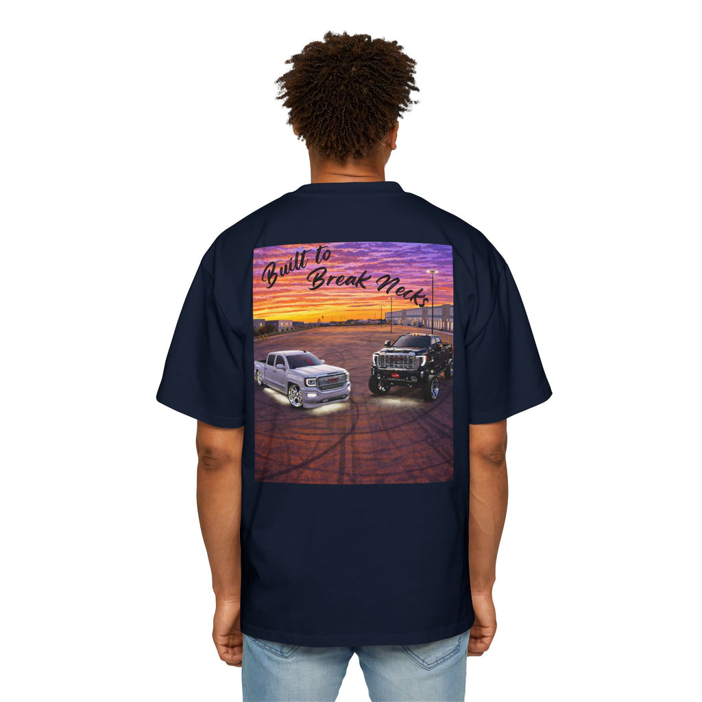Built to Break Neck Tee — Truck Graphic Oversized Men’s T‑Shirt