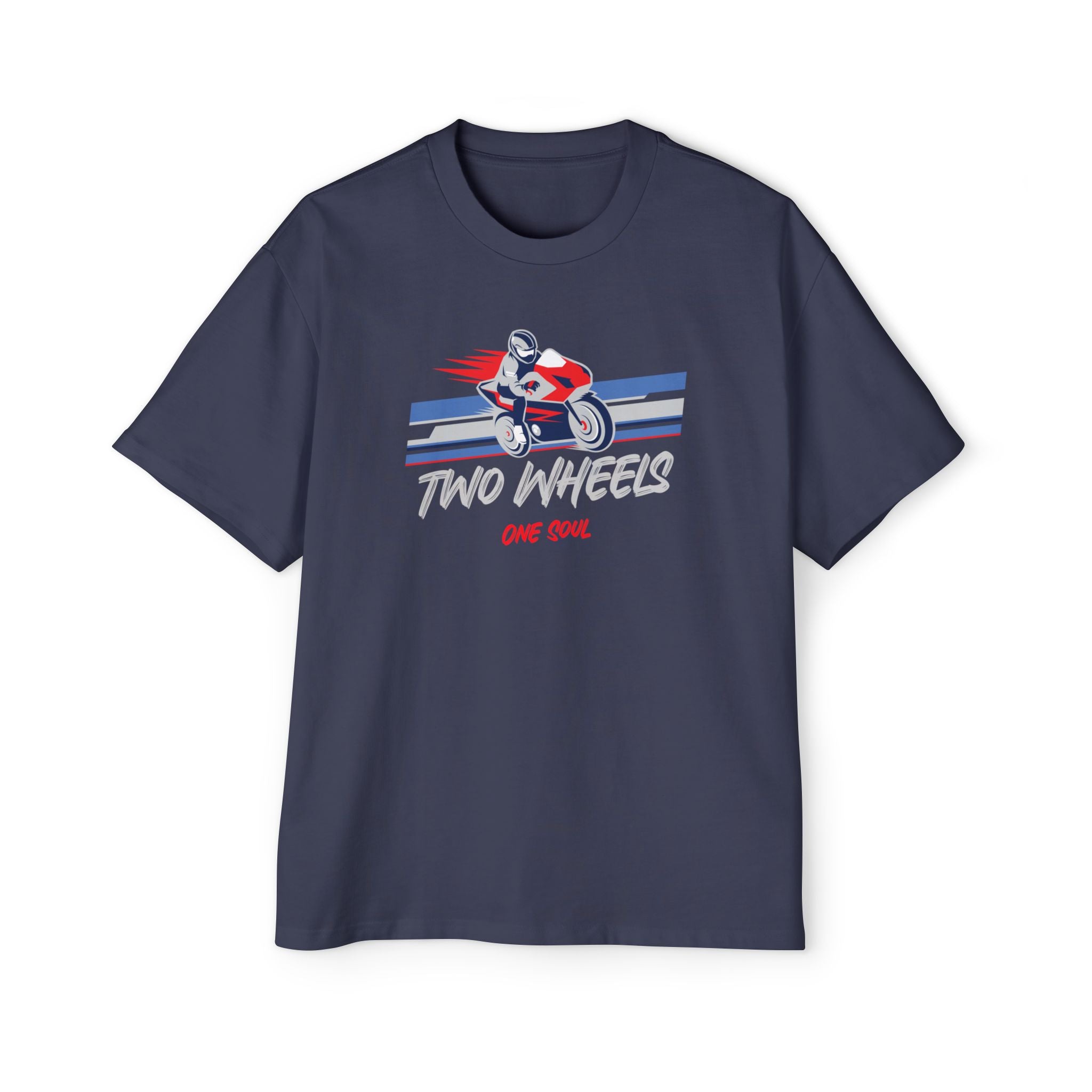 Motorcycle T‑Shirt - 'Two Wheels One Soul' Racing Tee