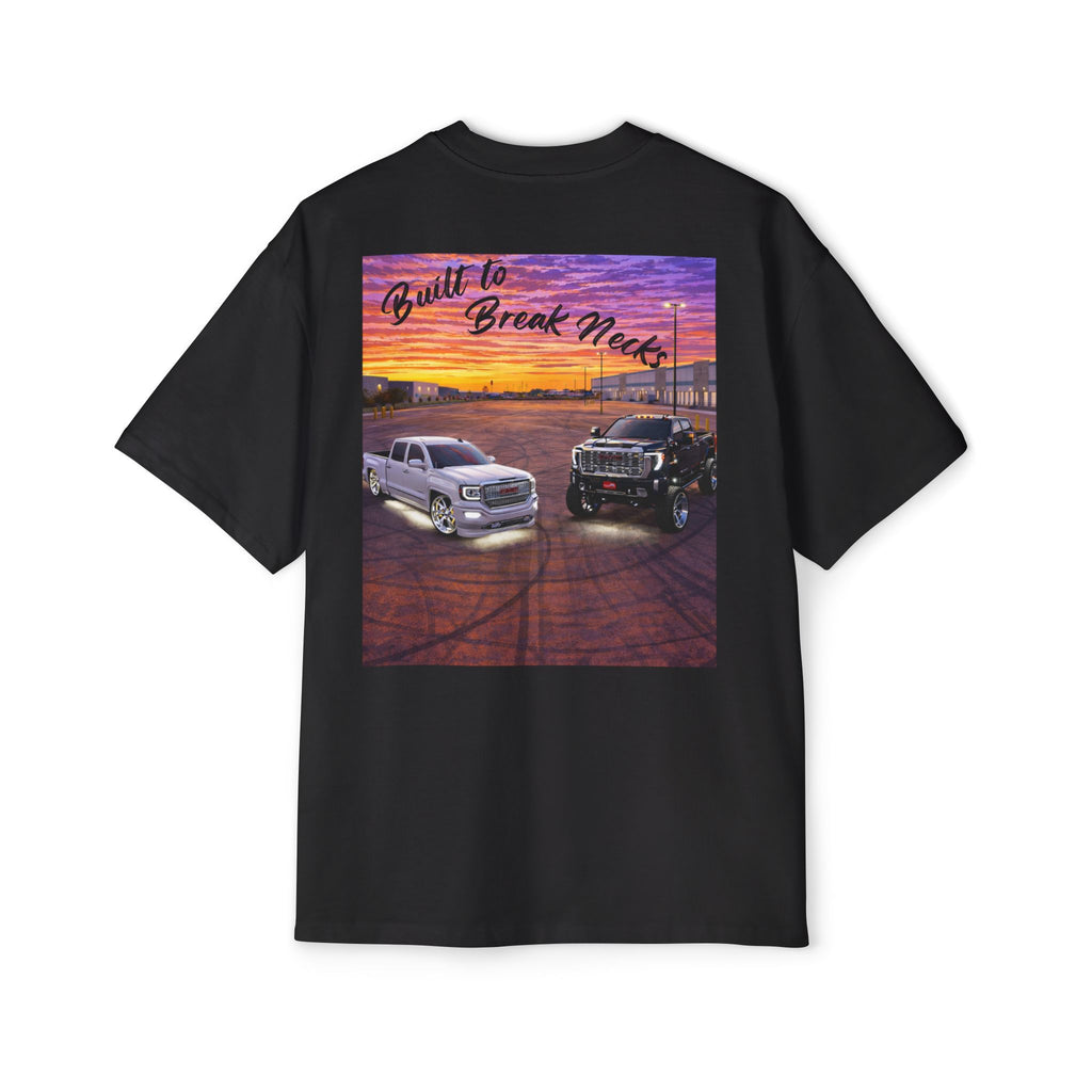 Built to Break Neck Tee — Truck Graphic Oversized Men’s T‑Shirt