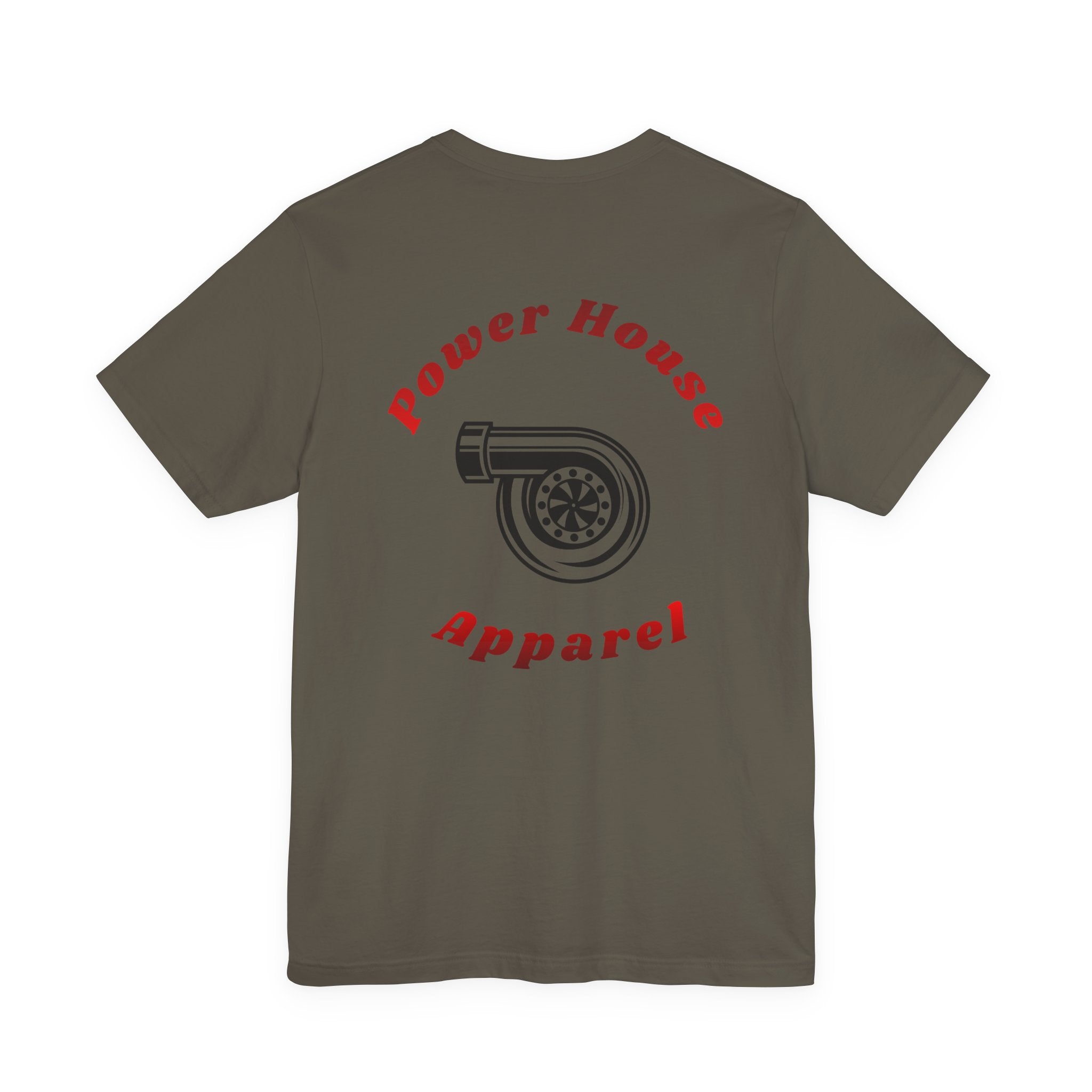 Power House Apparel Turbo T‑Shirt — Retro Turbo Graphic Tee