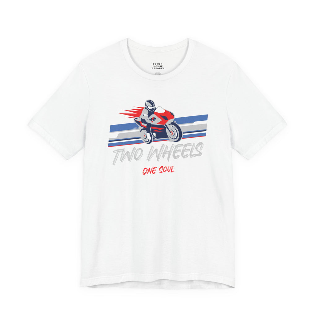 Motorcycle T‑Shirt - 'Two Wheels One Soul' Racing Tee