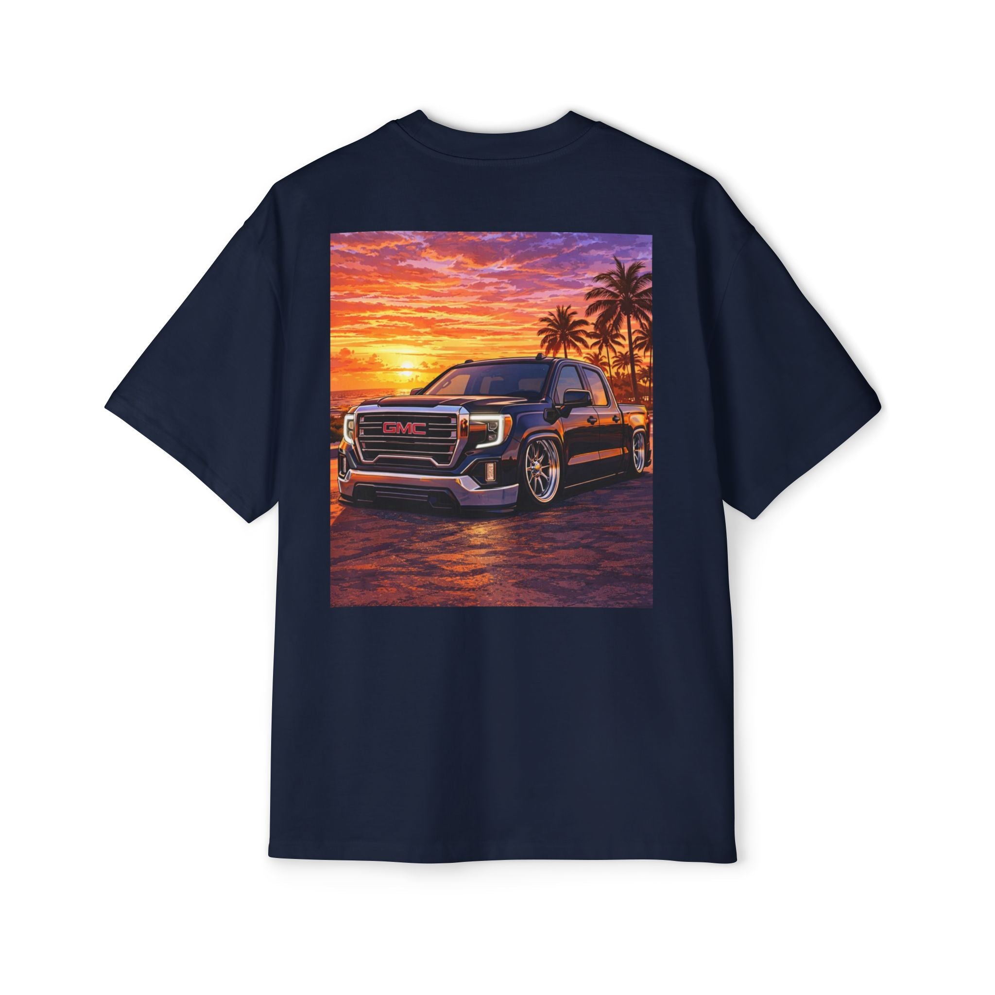 Truck Sunset Tee — GMC Crew Cab Graphic T-Shirt