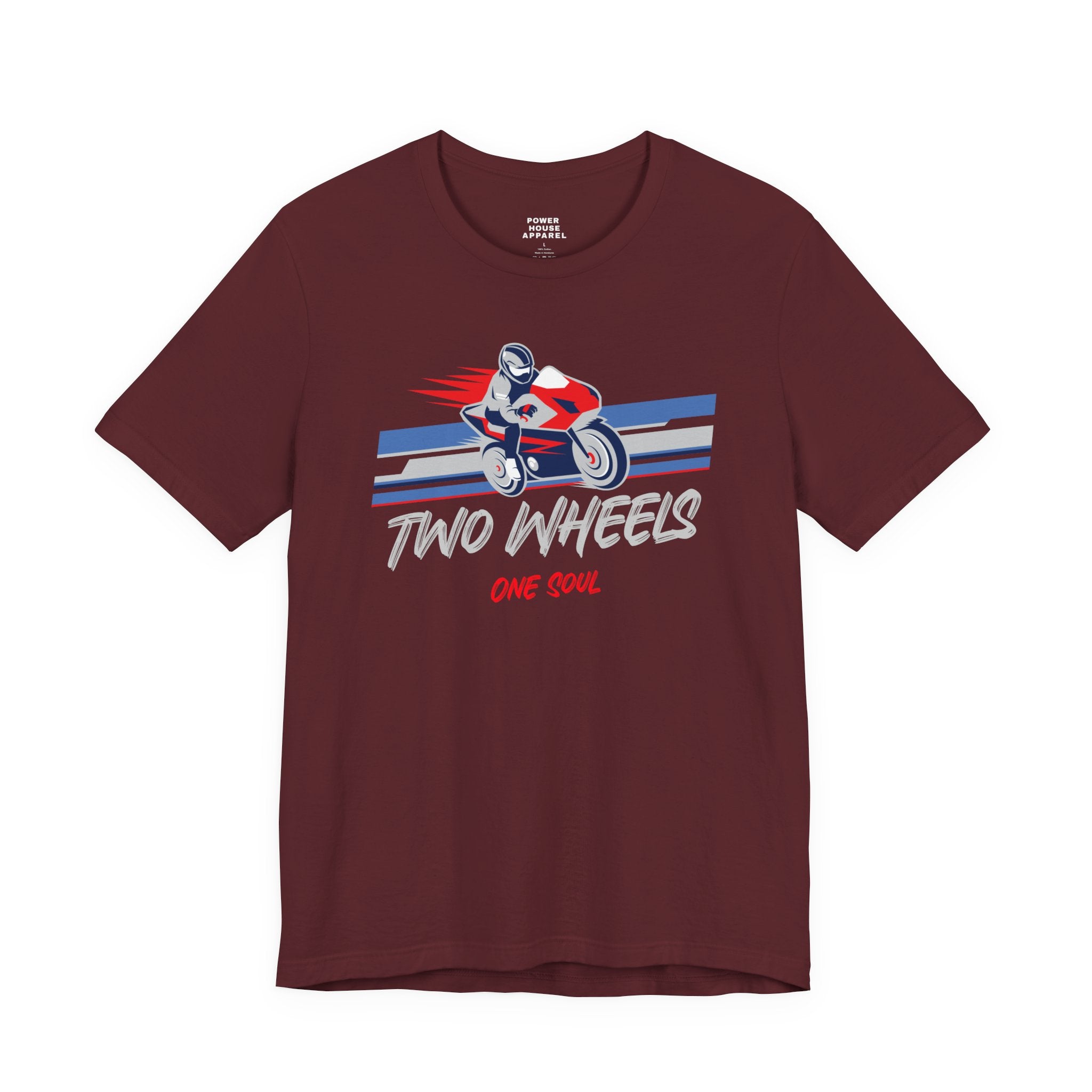Motorcycle T‑Shirt - 'Two Wheels One Soul' Racing Tee