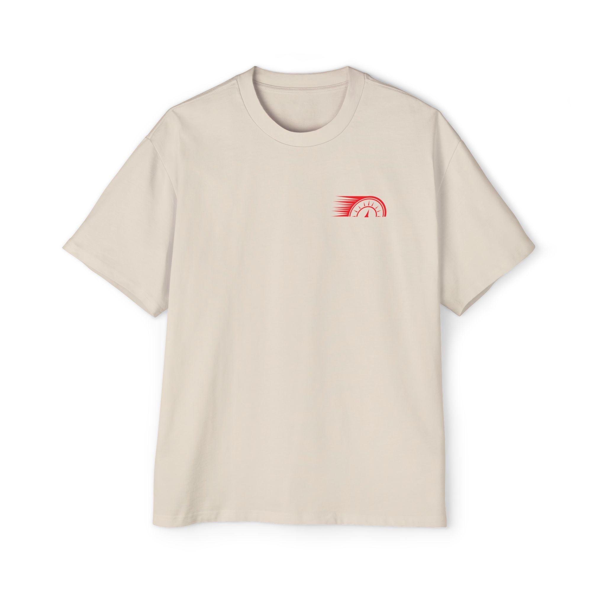 Power House Apparel T‑Shirt — Speedometer Logo Back Graphic Tee