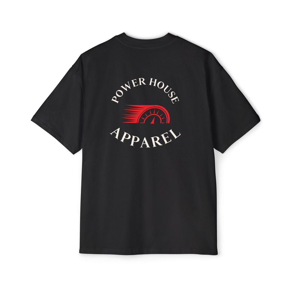 Power House Apparel T‑Shirt — Speedometer Logo Back Graphic Tee