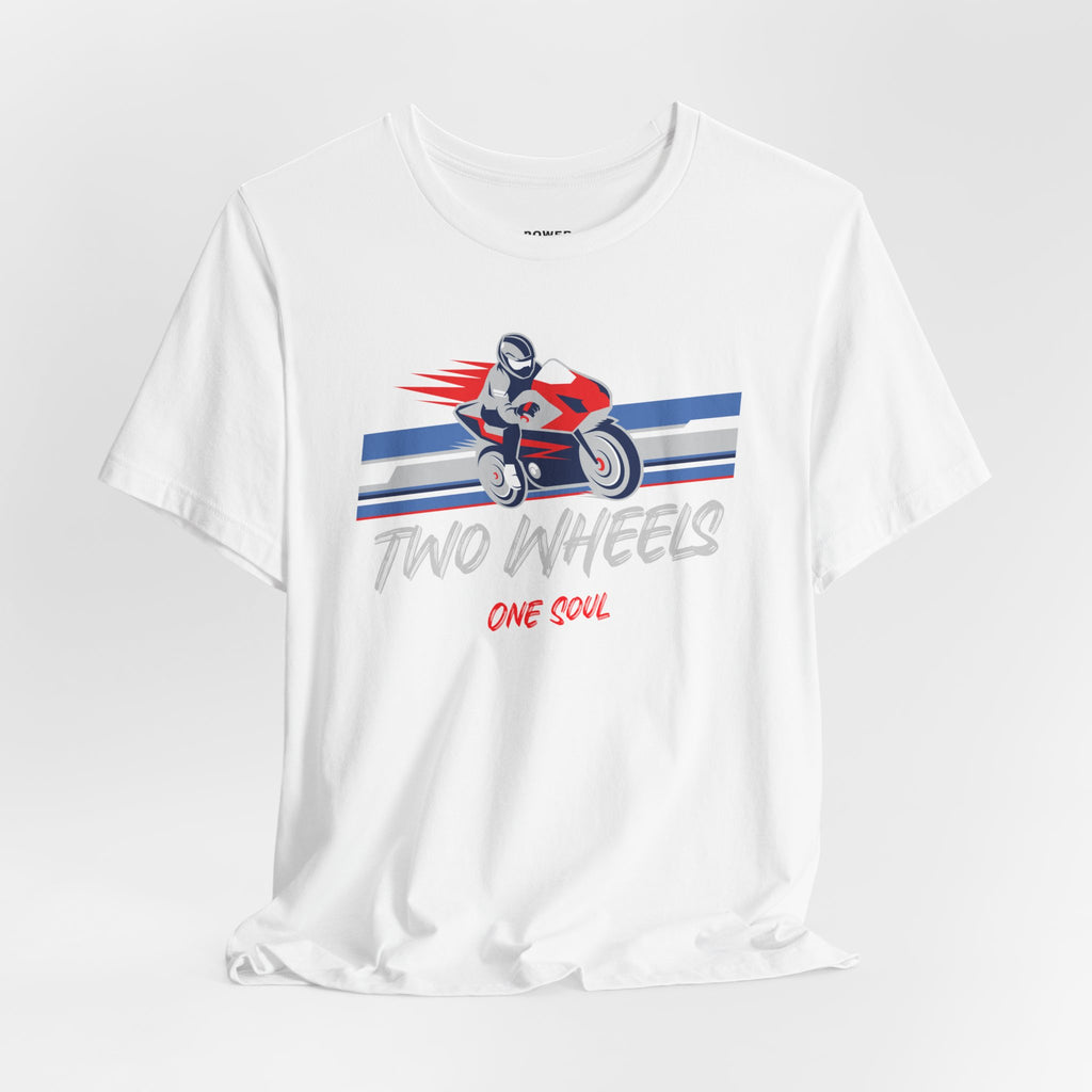 Motorcycle T‑Shirt - 'Two Wheels One Soul' Racing Tee