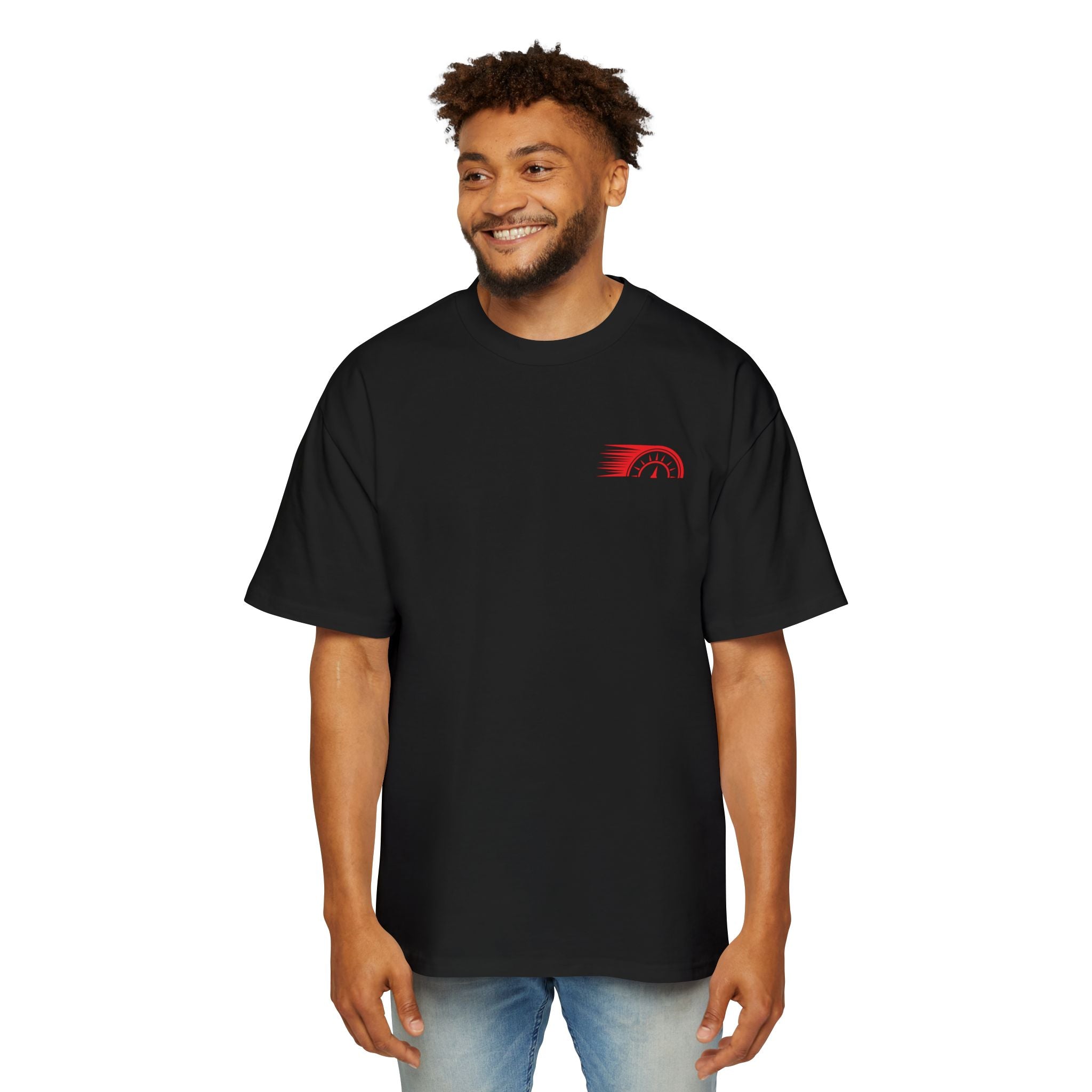 Power House Apparel T‑Shirt — Speedometer Logo Back Graphic Tee