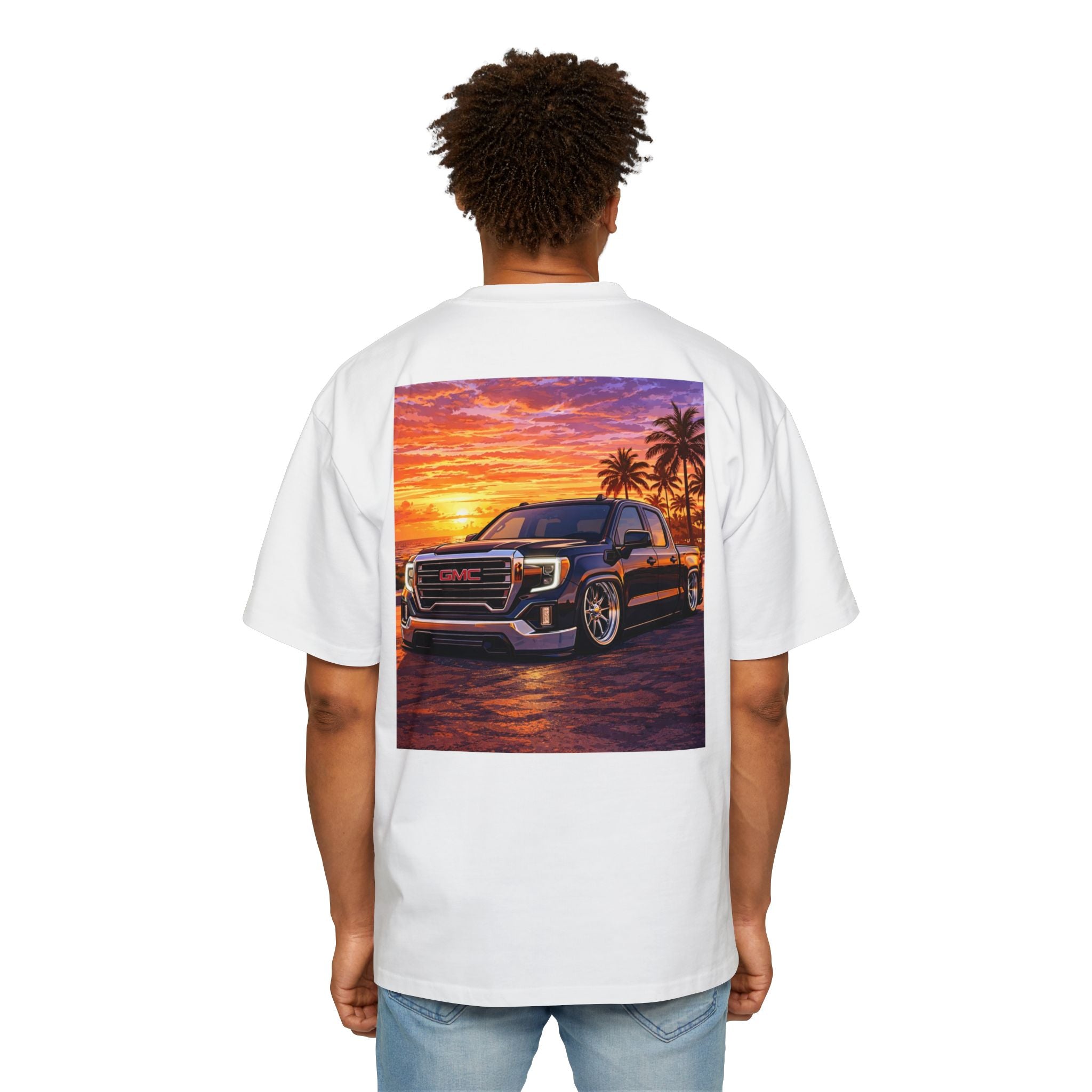 Truck Sunset Tee — GMC Crew Cab Graphic T-Shirt