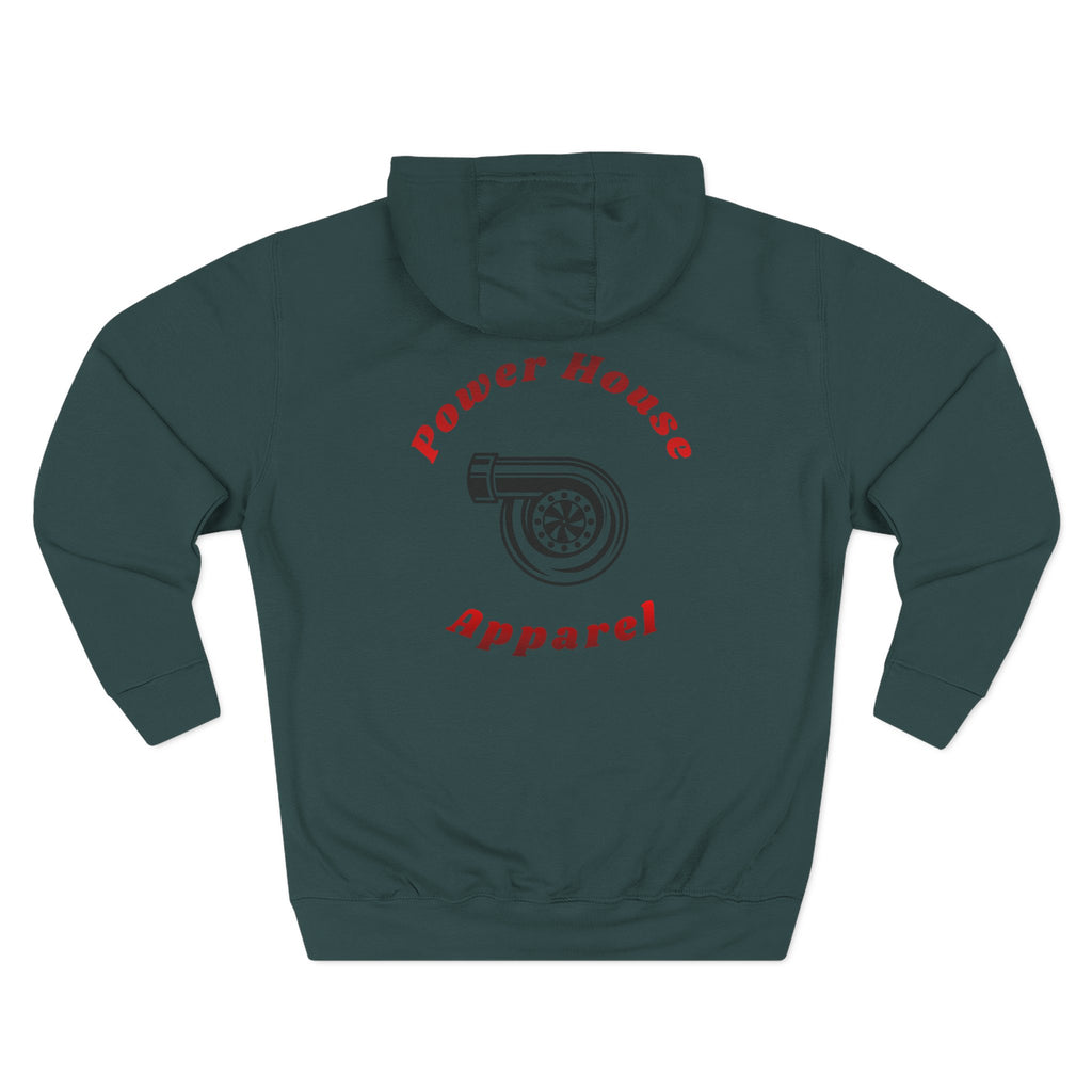 Power House Apparel Turbo Hoodie — Graphic Logo Fleece Hoodie