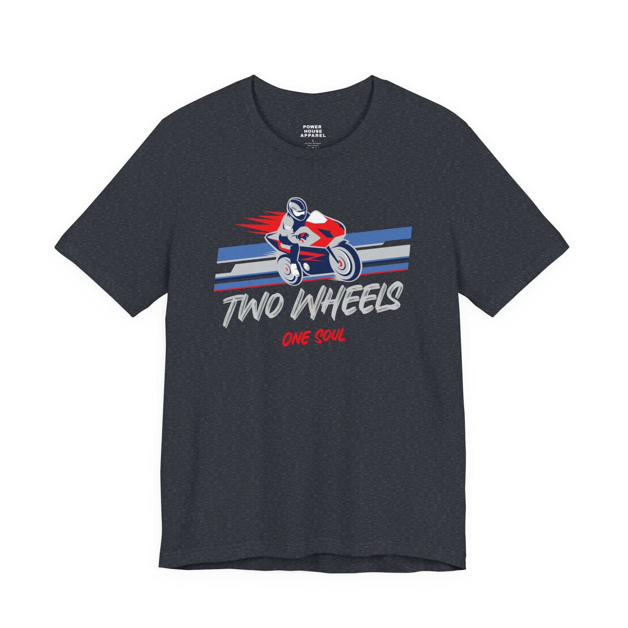 Motorcycle T‑Shirt - 'Two Wheels One Soul' Racing Tee