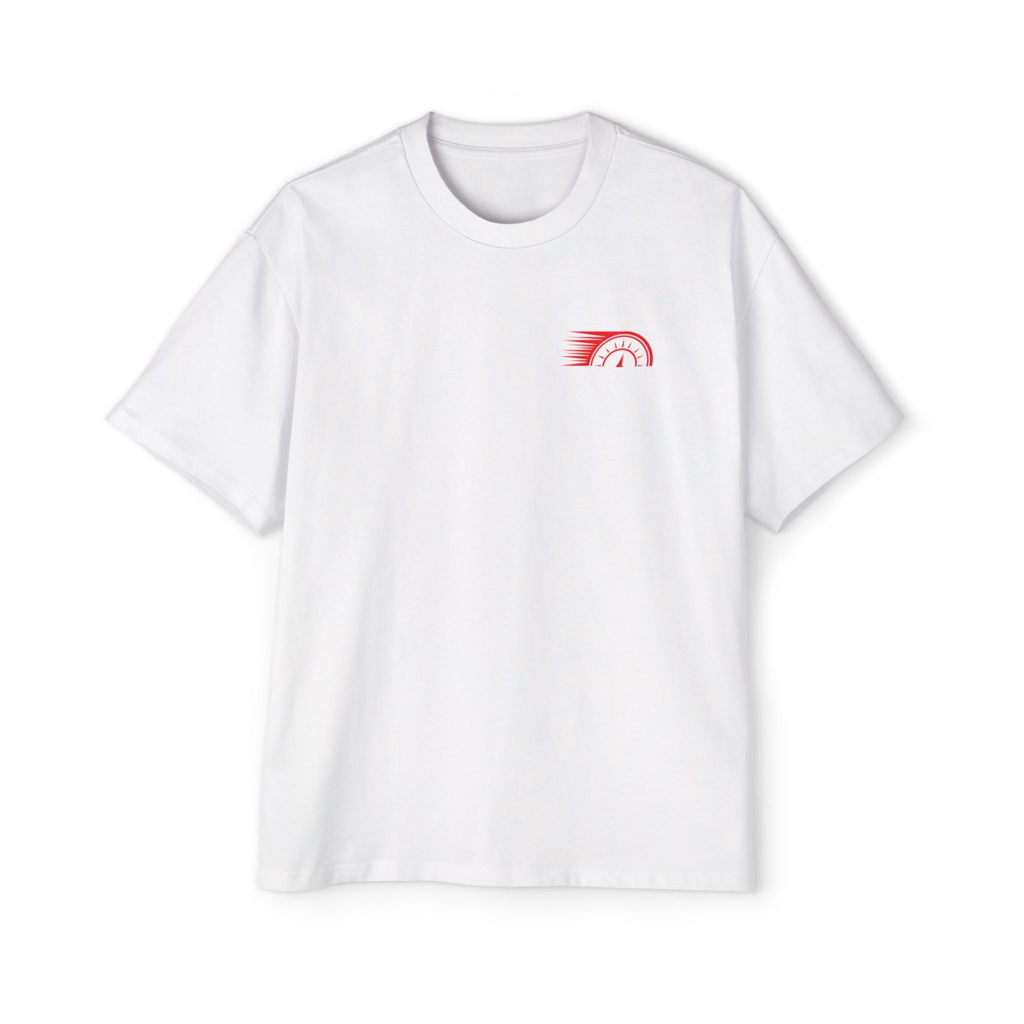 Power House Apparel T‑Shirt — Speedometer Logo Back Graphic Tee