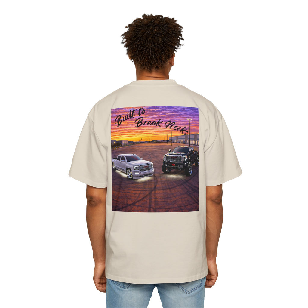 Built to Break Neck Tee — Truck Graphic Oversized Men’s T‑Shirt