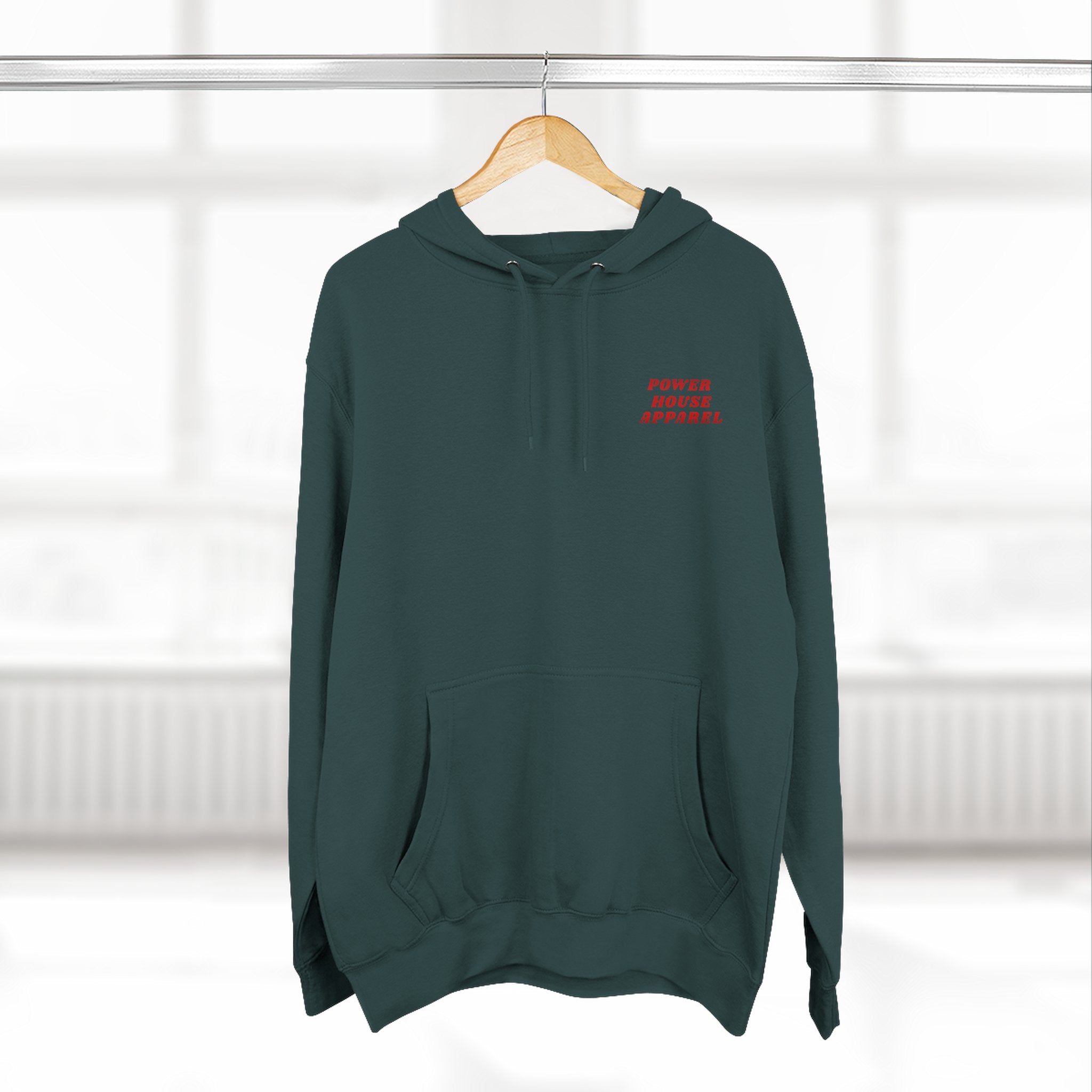 Power House Apparel Turbo Hoodie — Graphic Logo Fleece Hoodie