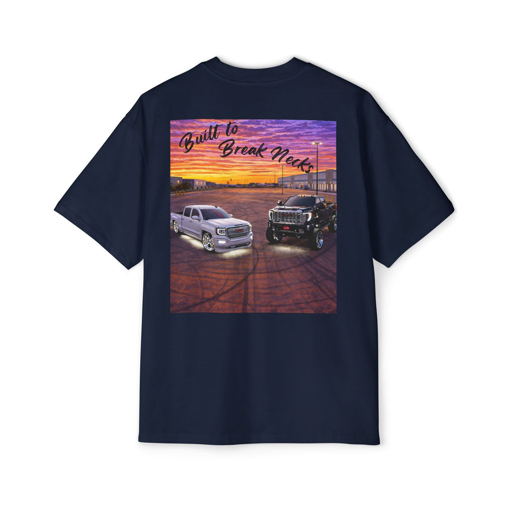 Built to Break Neck Tee — Truck Graphic Oversized Men’s T‑Shirt