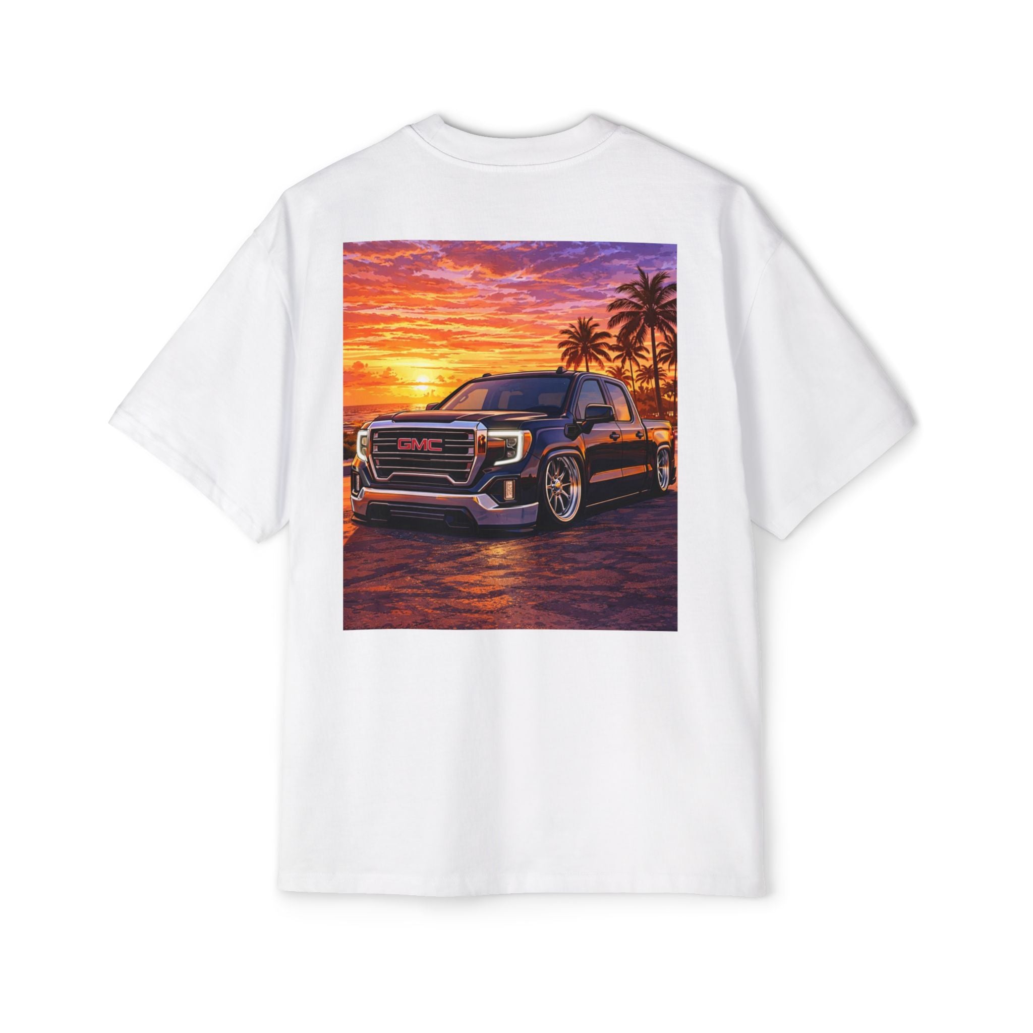 Truck Sunset Tee — GMC Crew Cab Graphic T-Shirt