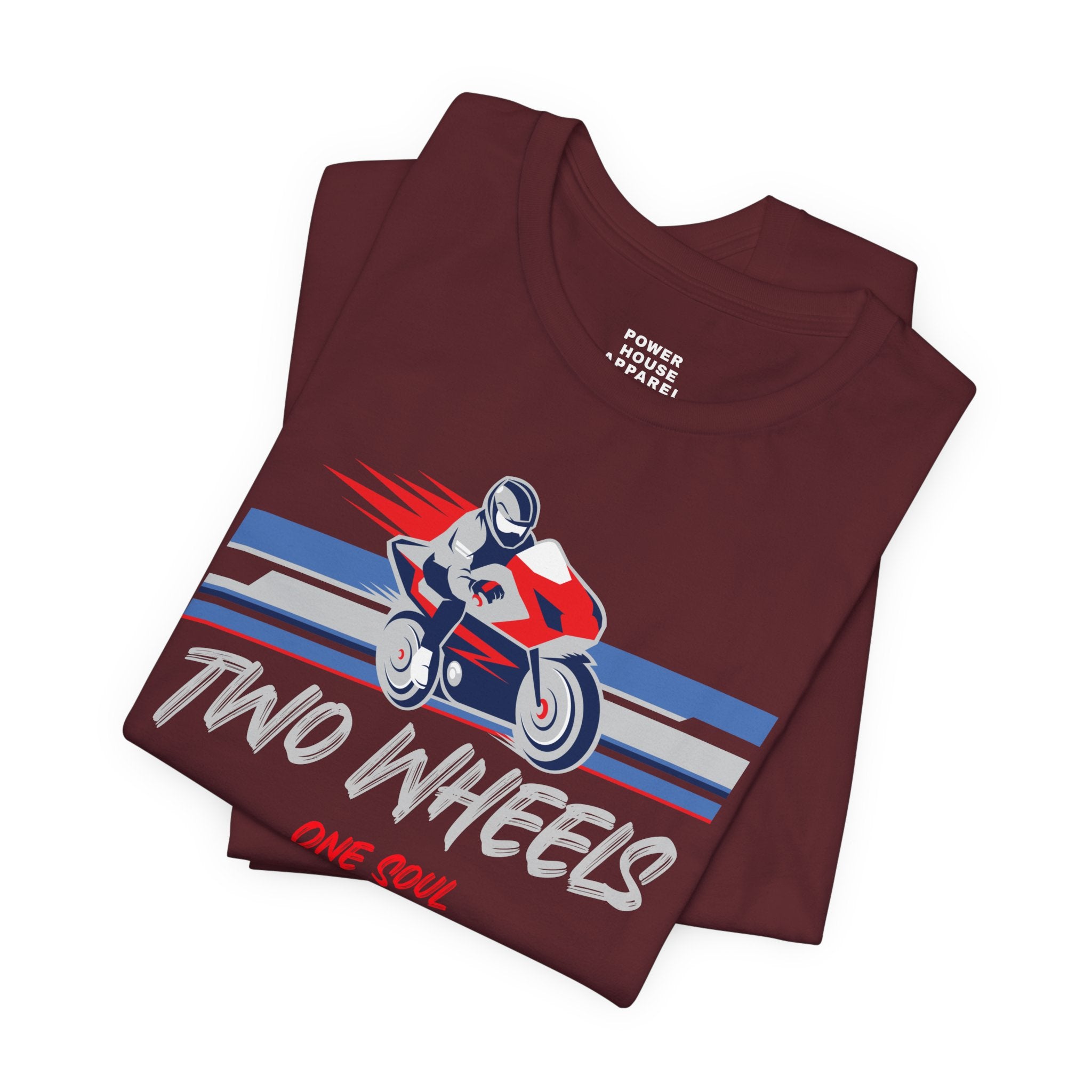 Motorcycle T‑Shirt - 'Two Wheels One Soul' Racing Tee
