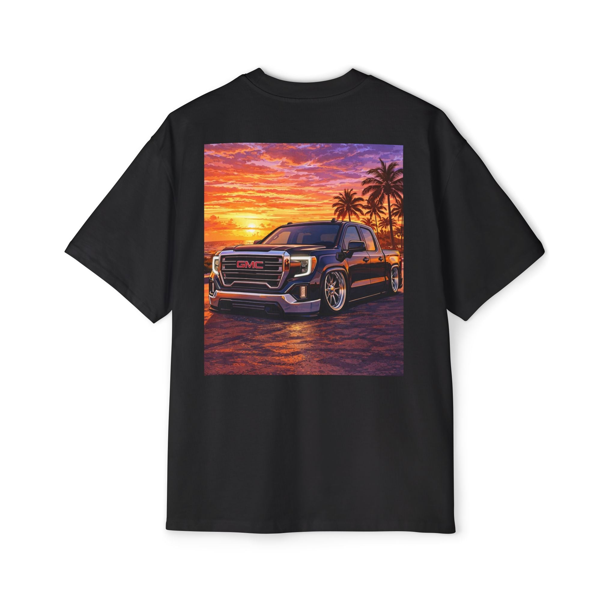 Truck Sunset Tee — GMC Crew Cab Graphic T-Shirt